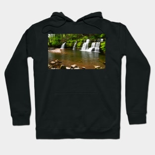 Four Falls Trail, Powys, Wales Hoodie